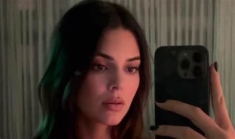 video sexy photo video|Kendall Jenner Shares Steamy Topless Video and Poses in Lingerie.